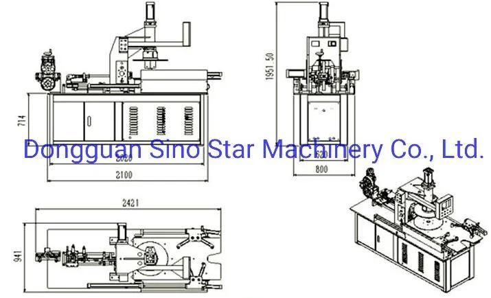 Computerized Automatic Cable and Wire Coiling Machine for Cable Extrusion Line