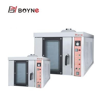 Stainless Steel Five Trays Gas Convection Oven for Bakery