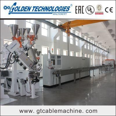 High Voltage Hv Cable Sheathing Jacketing Extrusion Line