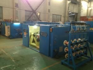 Sky Blue Wire Twist Buncher Strander Bunching Stranding Machine with 400mm*25mm*276mm Pay off Bobbin