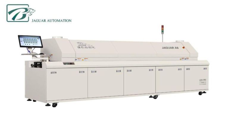 Hot Air Convection SMT Reflow Oven with Mesh Conveyor (A8)