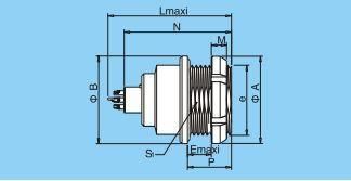 Qm K Series Zeg Fixed Socket Self-Locking Push Pull RJ45 M12 Connector Banana Plug Socket Terminal Connector