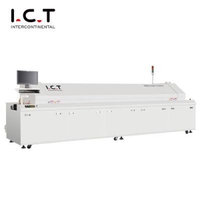 Lead Free PCB Reflow Oven with 8 Heating Zones (A600/A800)