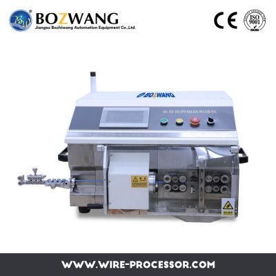 Bzw-886+Q2 Full Automatic Coaxial Cable Cutting and Stripping Machine (Thick Wire/ Large Size)