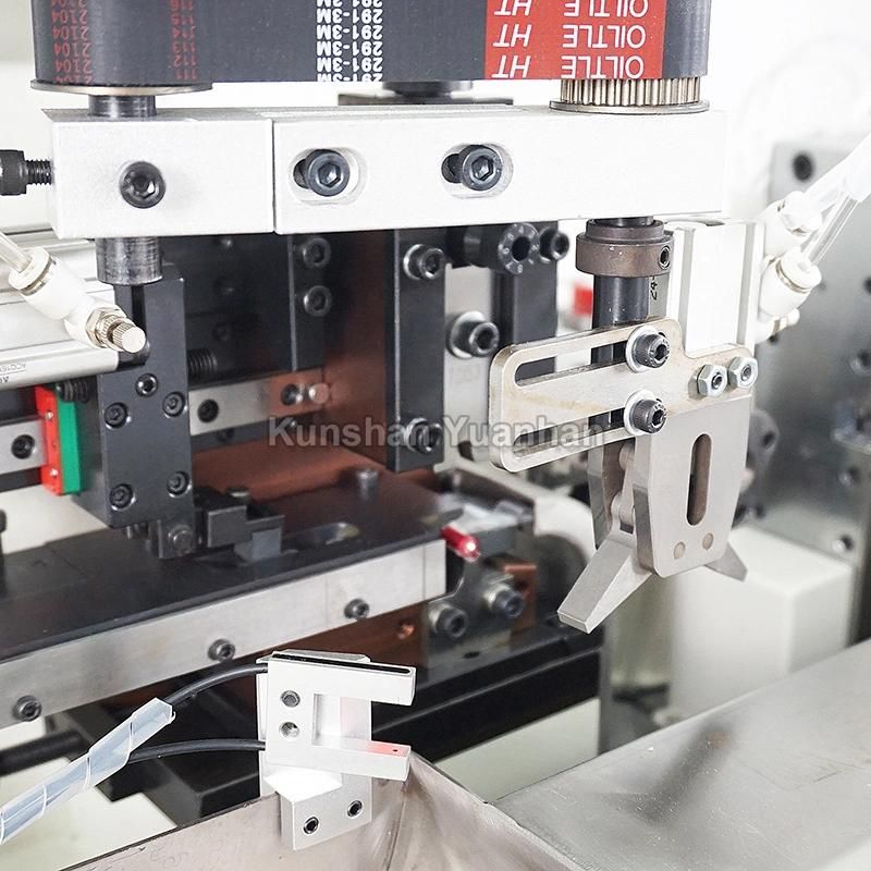 Full Automatic Electronic Cable Wire Cutting Stripping Crimping Terminal Crimping Machine/Double Ends Servo Motor Crimping Machine