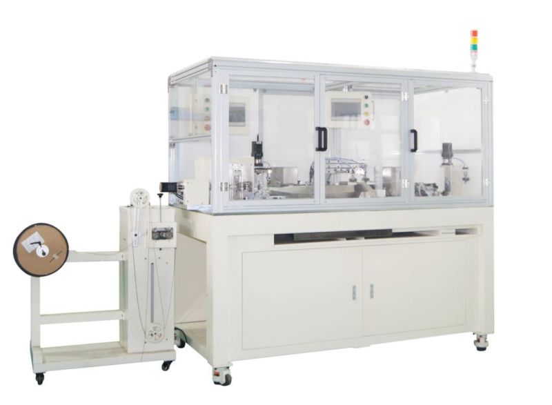 Full Automatic Coaxial Wire Double End Cutting Stripping and Tinning Machine