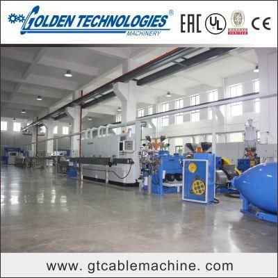 High Speed Power Cable Sheathing Machine Electric Wire Extruder