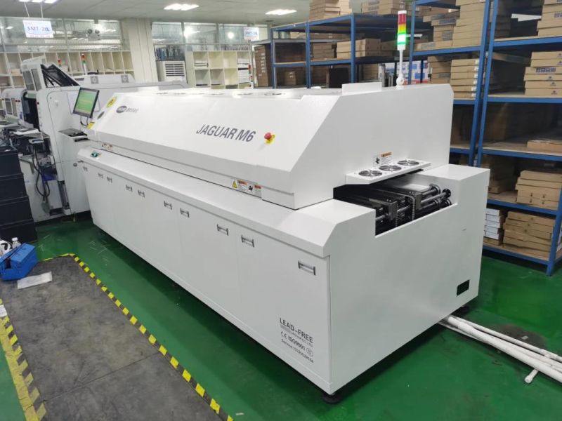 RS-1r′s Perfect Mate Jaguar Manufactures ISO and CE Certificate Easy Install Easy Operate 6 Zone Reflow Oven
