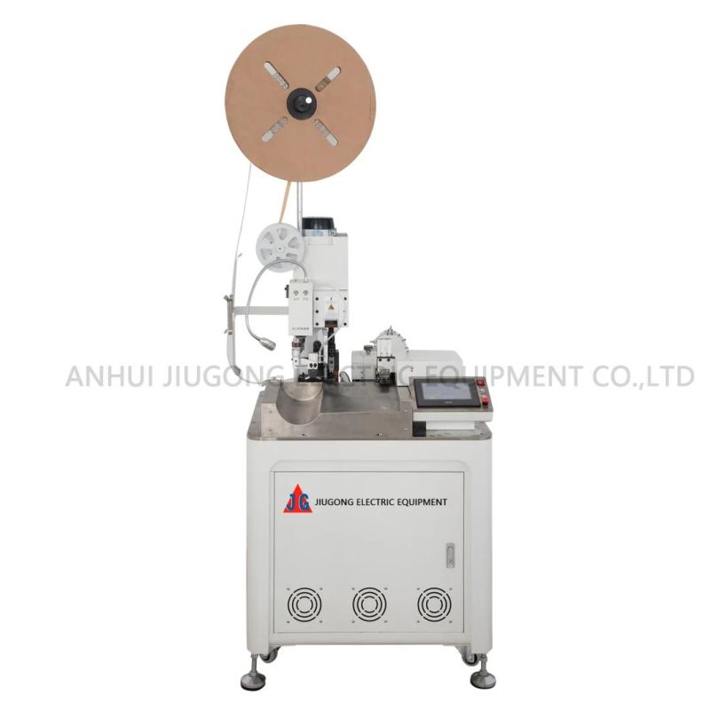 Automatic Cable Wire Cutting Stripping Twisting and Terminal Crimping Wire Solding Machine