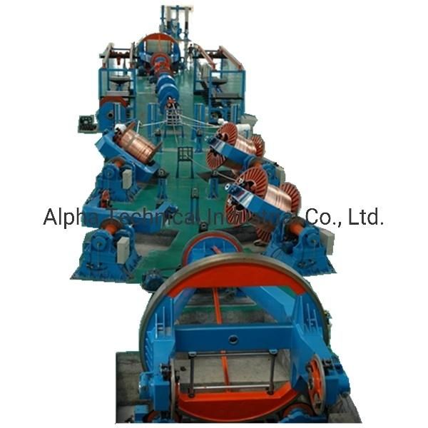 China Best Fuchuan 1250 Double Buncher Bunching Machine Double Twist Buncher Twisting Stranding Machine for Making Cable Wire