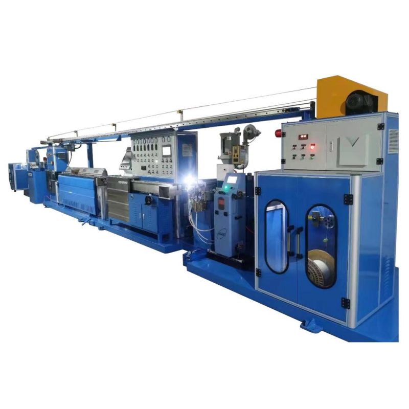 Cable Extrusion Making Machine FEP Wire Extruder Production Line for Cat5 CAT6 Network Cable