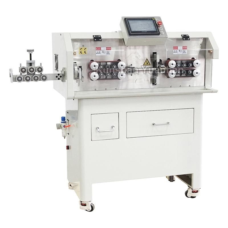 Cable Stripping Machine 150mm2 Round Cable Cutting and Stripping Machine Fully Automatic Jacket Cable Peeling Machine Yh-150max3