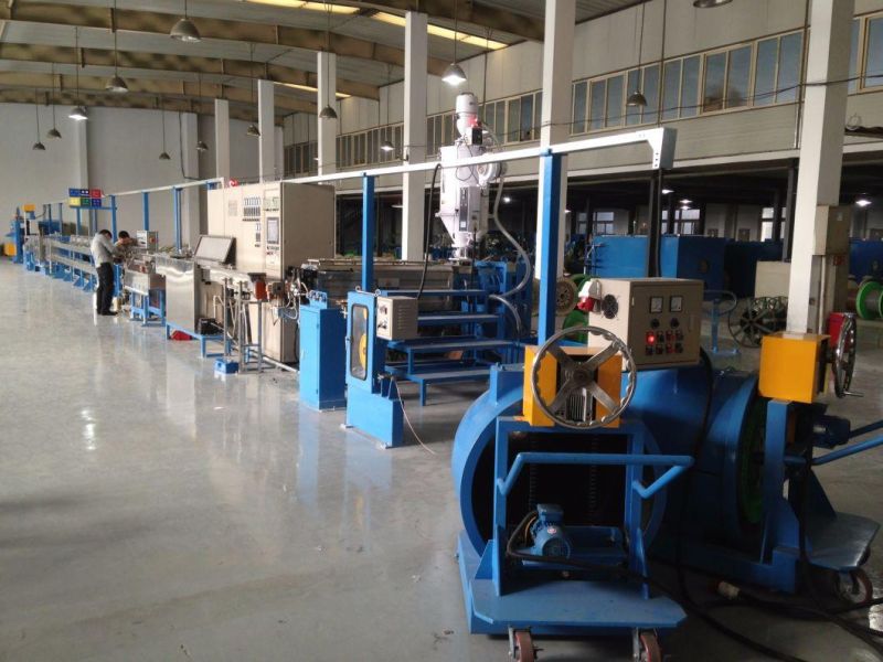 Copper Tinned Cable Wire Plastic Extrusion Extruder Twister Bunching Buncher Winding Drawing Stranding Coiling Making Doule Twist Cutting Recycling Machine