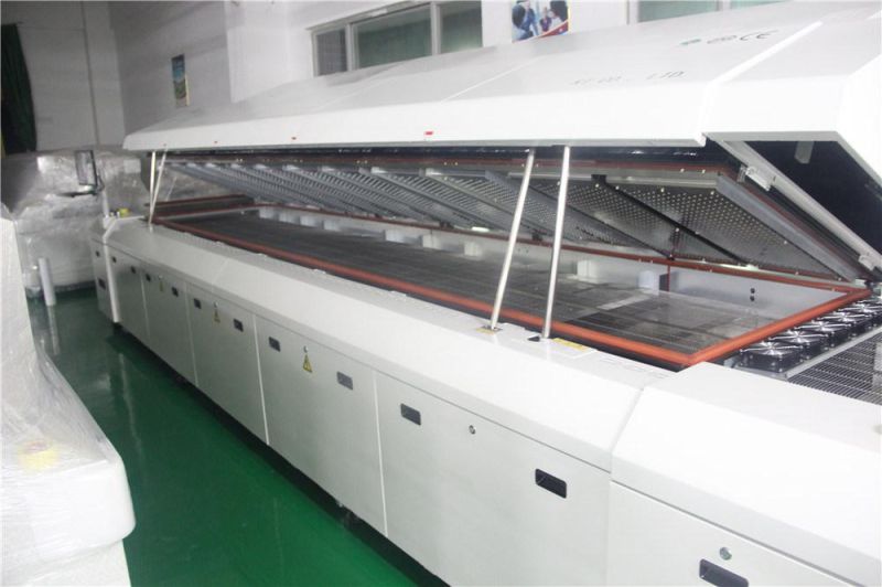 SMT Assembly Line Automatic PCB Soldering Machine 10 Zones Lead Free Reflow Oven Kte-1000