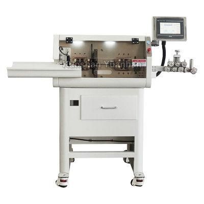 Automatic PLC Control Multi Conductor Cable Wire Cutting Stripping and Twisting Machine