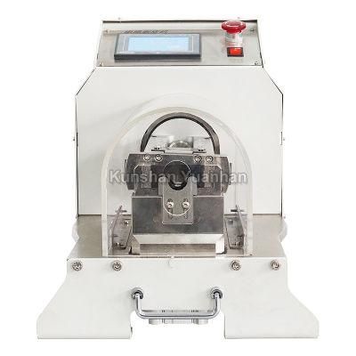 Large Square Wire Battery Cable Peeling Semi-Automatic Rotary Knife Heavy Duty Cable Jacket Stripping Machine