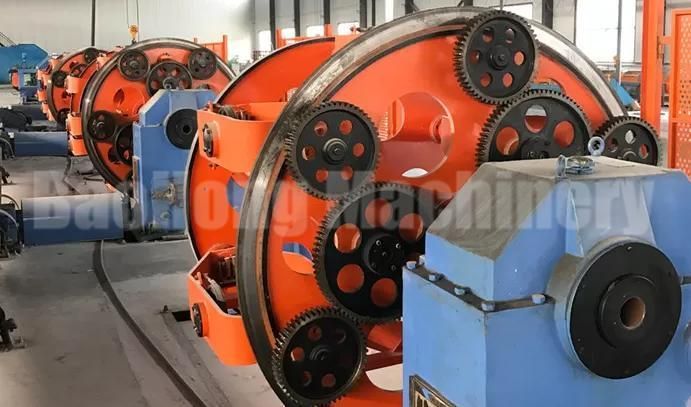 Planetary Stranding Machine with Tension Control by Hysteresis Brake for Soft Copper Conductor