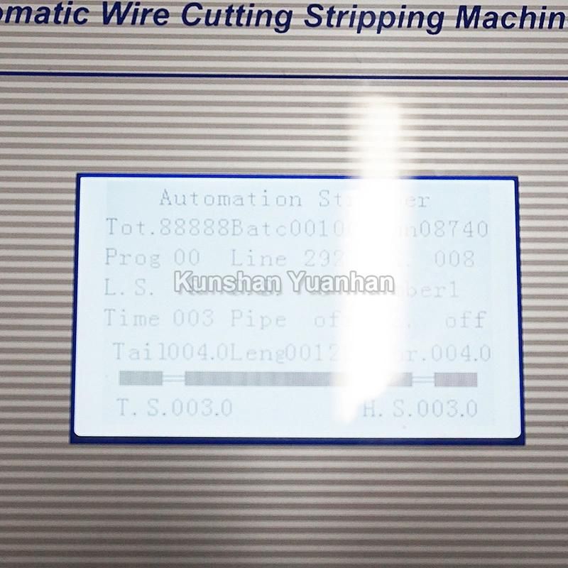 Automatic Flat Wire Stripping Cutting Machine with Cable Stripper