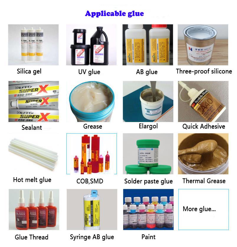 Adhesive Dispensing Bench Syringe Glue Dispensing Machine