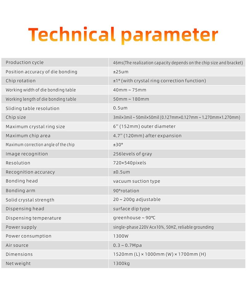 Tian Yu Double-Head Linear Motor Ultra-Speed Automatic LED Die Bonder/High-Speed Die Bonding Machine Semiconductor Package Equipment