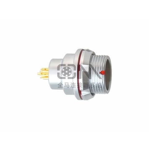 Qm F Series Zln Straight-Socket Glue Dispenser Push Pull RJ45 M12 Connector Banana Plug Socket Terminal Connector