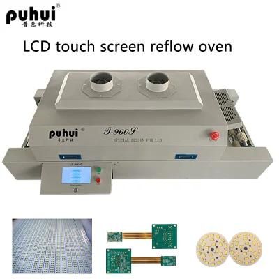 Puhui Factory Original Touch Screen SMT T-960s Benchtop LED New Light Source Reflow Oven