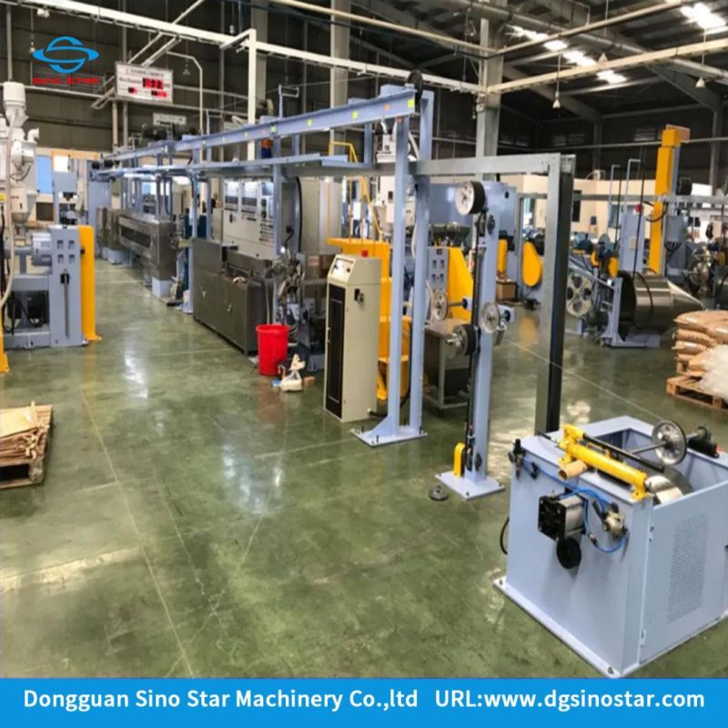 Wire Cable Coating Extruding Extrusion Production Line