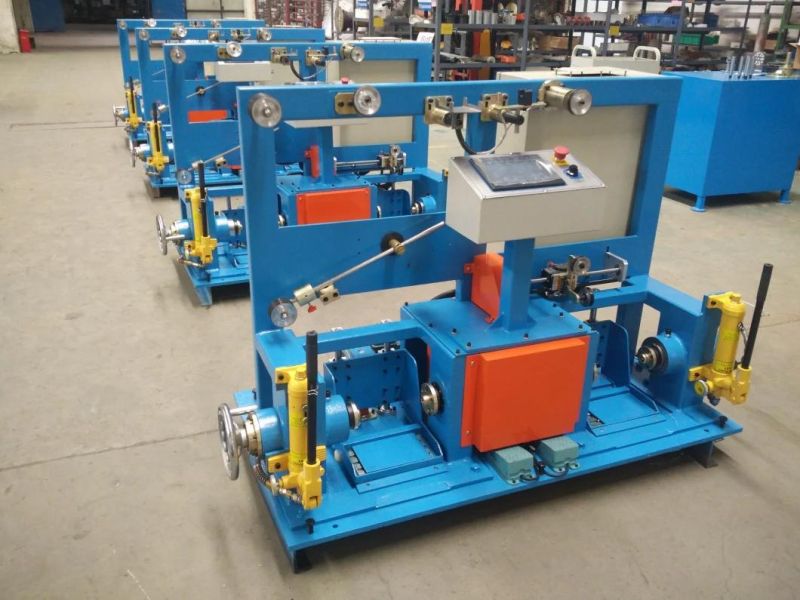 Cable Wire Double Shaft Active Pay off Extrusion Bunching Buncher Extruder Winding Machine