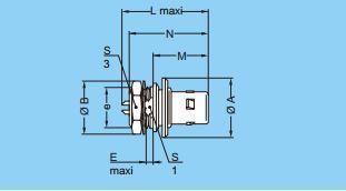 Qm B Series Twg Self-Latching Fixed Push Pull Auto RJ45 M12 Connector Banana Plug Socket Terminal Connector