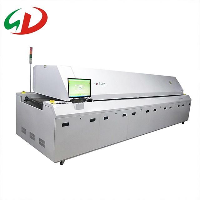 SMT Reflow Oven Soldering High Efficiency 8 Zones Reflow Oven PCB Soldering Machine