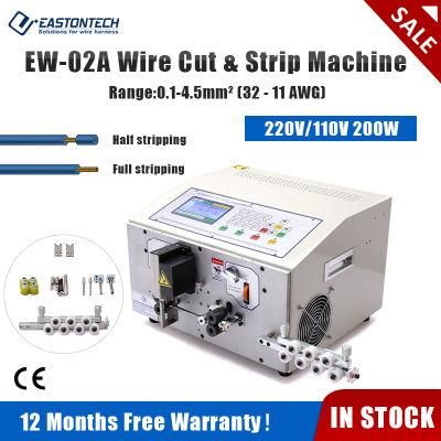 Eastontech Ew-02A Cable Wire Harness Automatic Computer Wire Stripping Peeling Cutting Machine Cable Stripper Machine