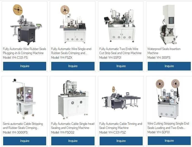 Semi-Automatic Wire Stripping and Seal-Crimping Machine