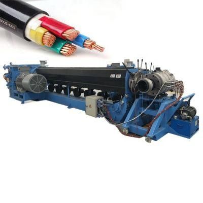 Plastic PVC Electricity Electric Conduit Protection Plastic Pipe Machine Cable Extruder