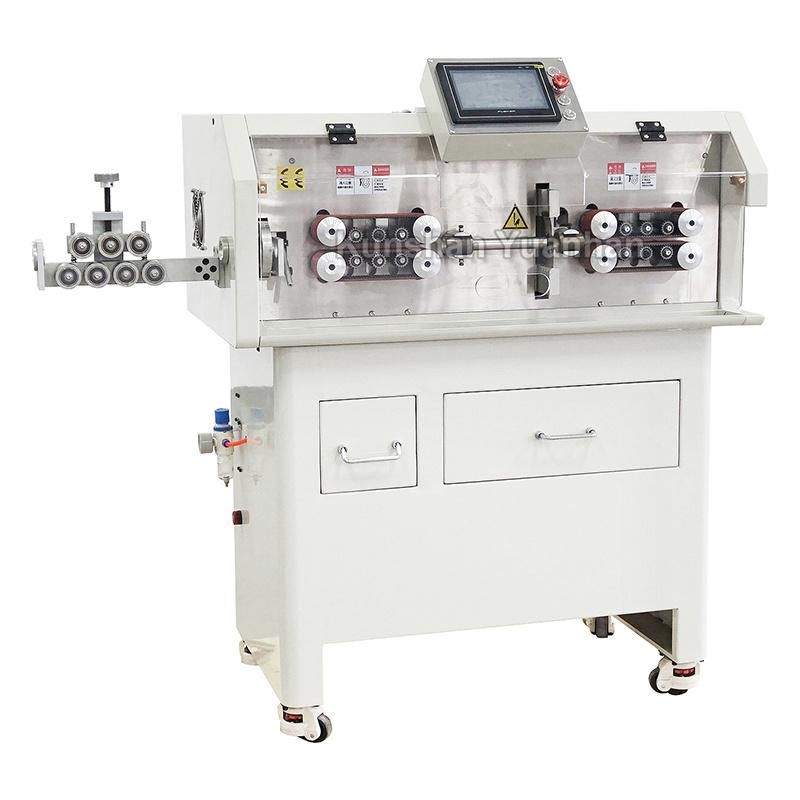 Automatic 150mm2 Battery Cable High Pot Cable Jacket Wire Cutting and Stripping Machine