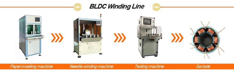 Customized Brushless Motor Inslot Needle Winder Coil Winding Machine