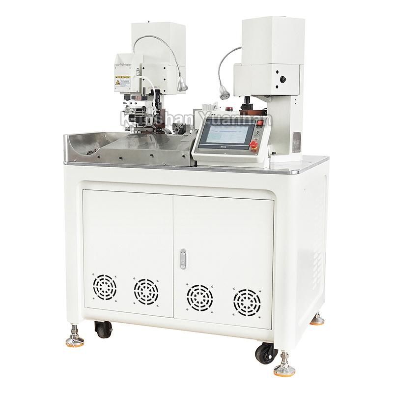 Full Automatic PVC Cable Wire Stripping Terminal Crimping Machine/Double Ends Crimping Machine