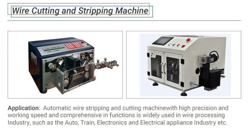 High Precision Automatic Computerized Cable Cutting and Stripping Machine Wire/Cable Stripper