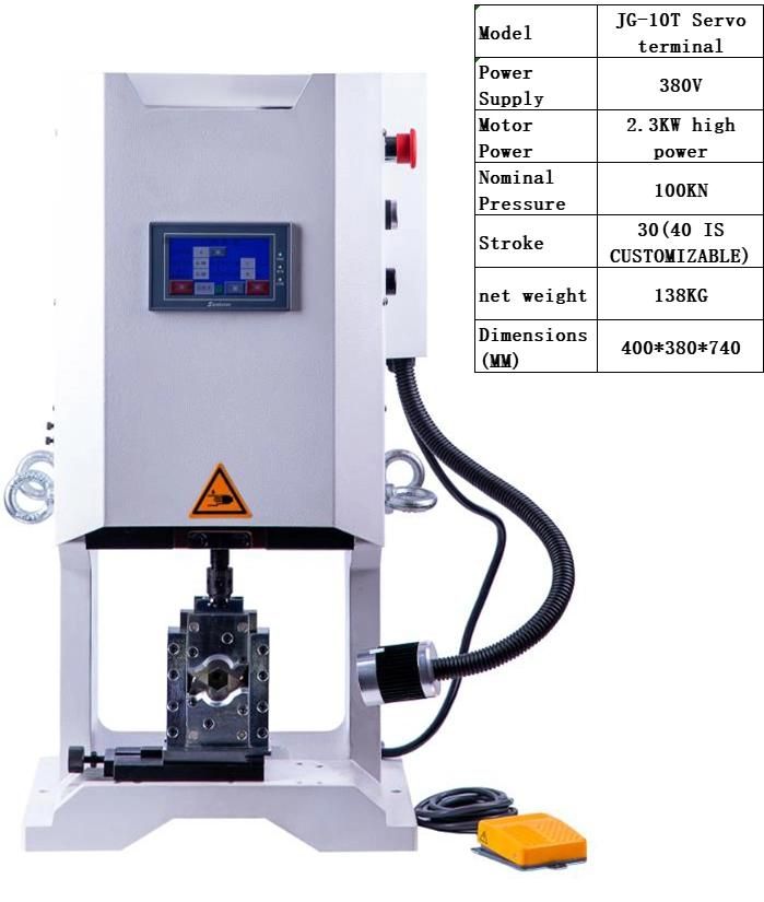 Jg-Sf10t Servo Terminal Crimping Machine