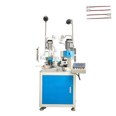 WJ4528 Cut Strip Crimp Equipment Full Automatic Wire Cutting Stripping Twist Terminal Crimping Machine