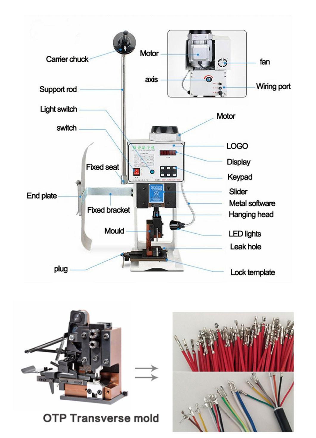 Eastontech Ew-09 1.5t-9t Mute Crimp Terminal Machine Custom Otp Horizontal Vertical Automatic Terminal Crimping Machine