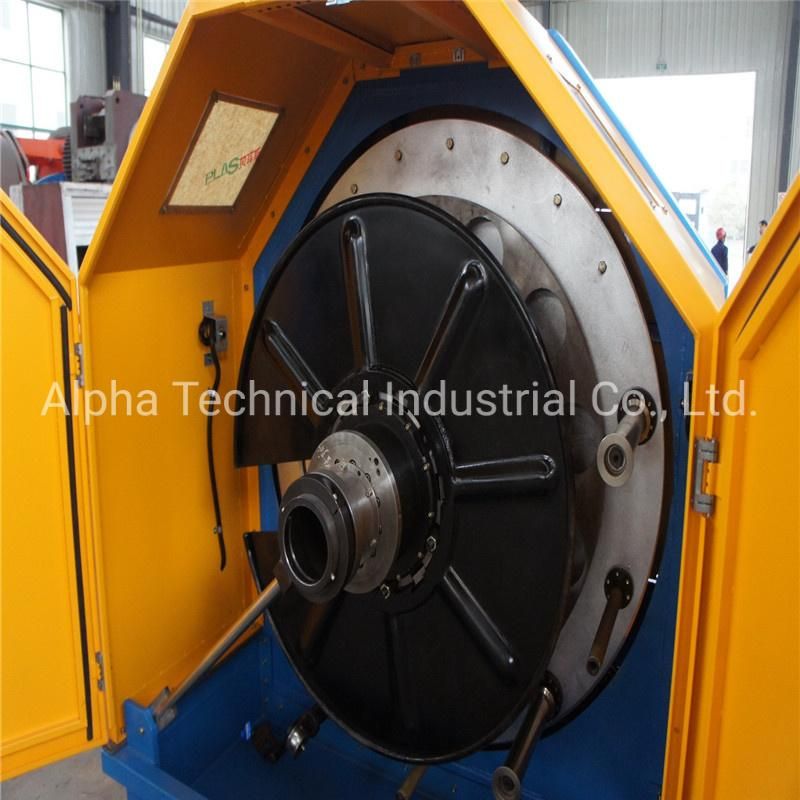 New Structure 1200rpm Interlock Cable Armouring Machine for Flat Submersible Oil Pump Cable