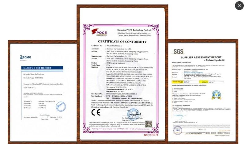 Lead Free SMT Reflow Oven for Component Testing