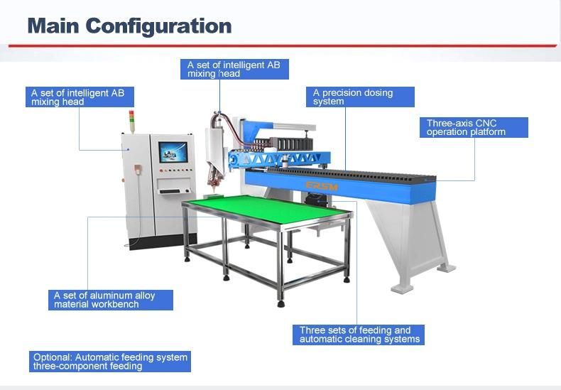Stable Performance Mixing Head Automated Sealing Dispensing Machine