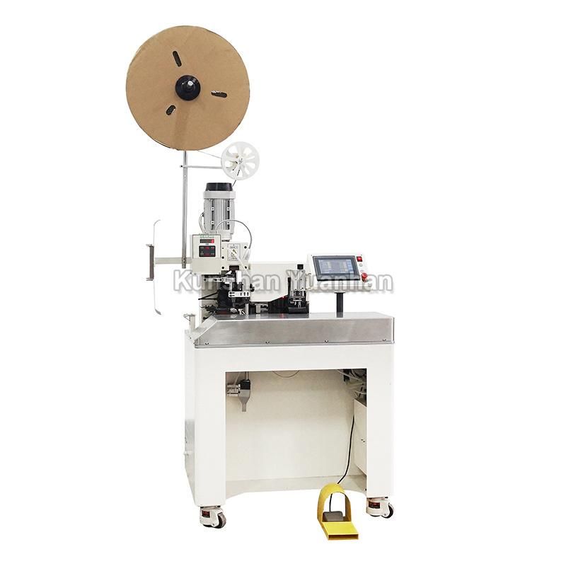 High End Automatic RV, Rvv Sheathed Wire Crimping Machine Multi Conductor Cable Continuous Stripping Crimping Machine