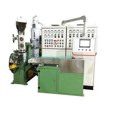 Flat Cable Winding Displacement Extruder Machine Line