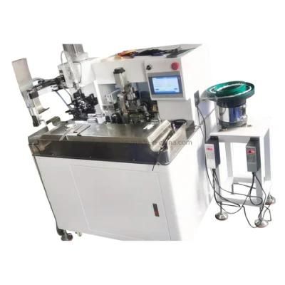 Multi-Core Wire Cable Core Wires Stripping Crimping and Terminal Connector Housing Insertion Machine