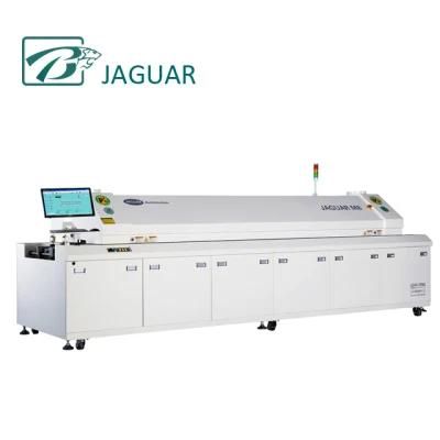 Jaguar Produce CE Certify Easy Install Easy Operate PC Control Lead-Free 8 Zone SMT Reflow Oven