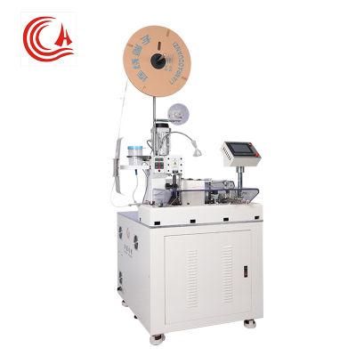 Cable Wire Cutting Stripping and Terminal Crimping Twisting Tinning Machine