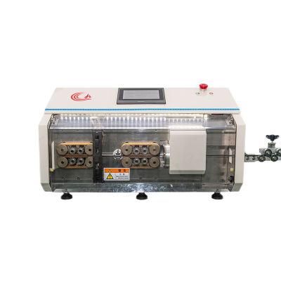 Hc-9600A Fully Automatic Semi-Steel Coaxial Cable Wire Cutter Stripper Machine