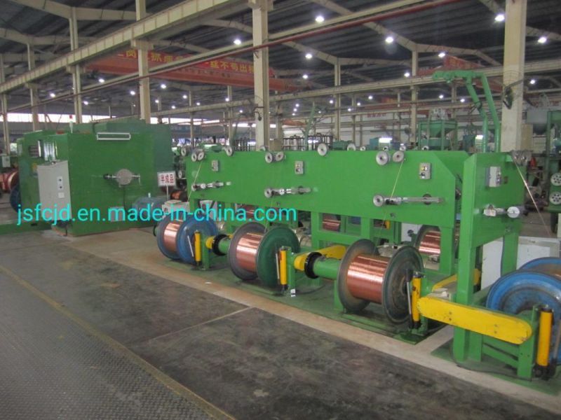 Electirc Plastic Cable Wire Copper Wire Pay-off Winding Bunching Buncher Stranding Coiling Machine